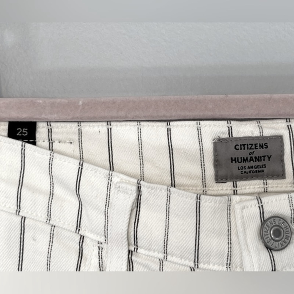 Citizens of Humanity Drew Fray High-Rise Crop Flare Jeans size 25 - Picture 7 of 12